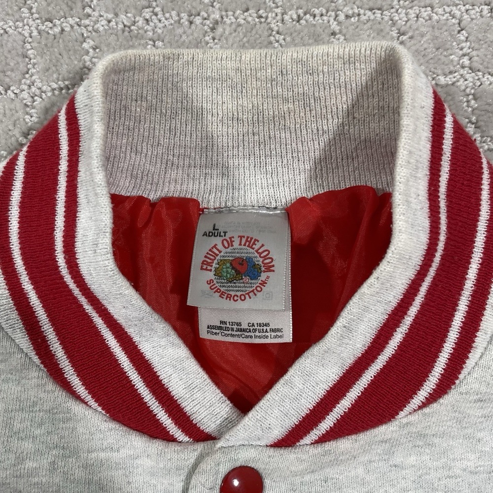 VTG 90s Mickey Mouse Florida Size Large Walt Disney Sweatshirt Varsity Jacket - Picture 8 of 8